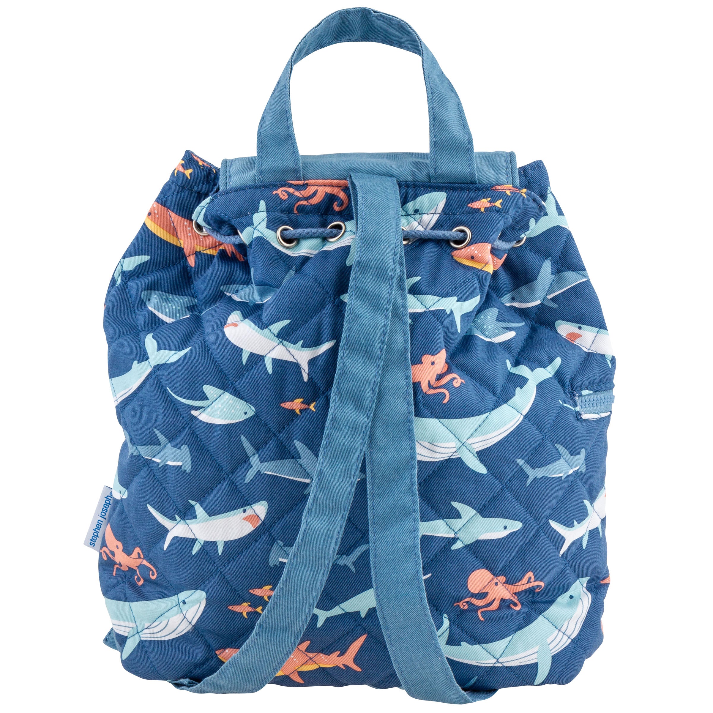 Quilted Backpack - Shark