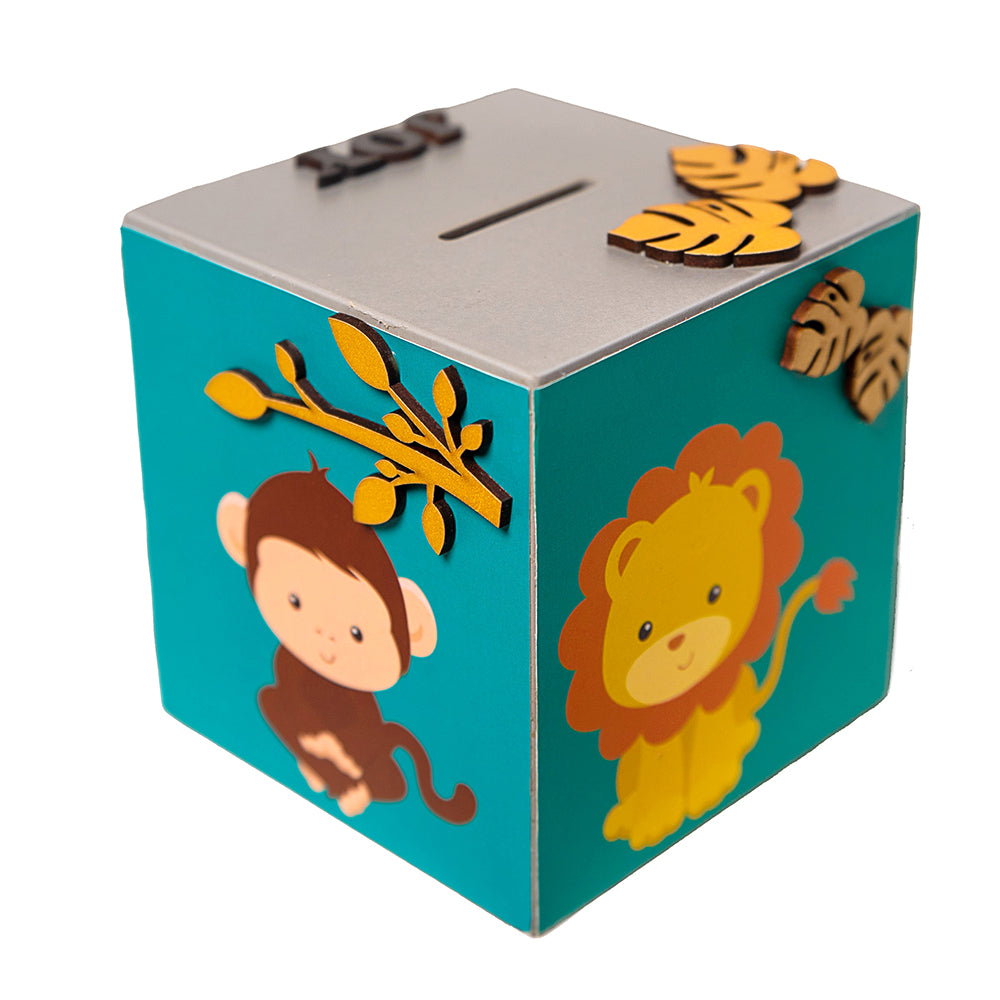 Doxbox Jungle Safari Theme Piggy Bank