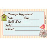 Personalised School Book Labels - Lil Birdy, Pack of 20