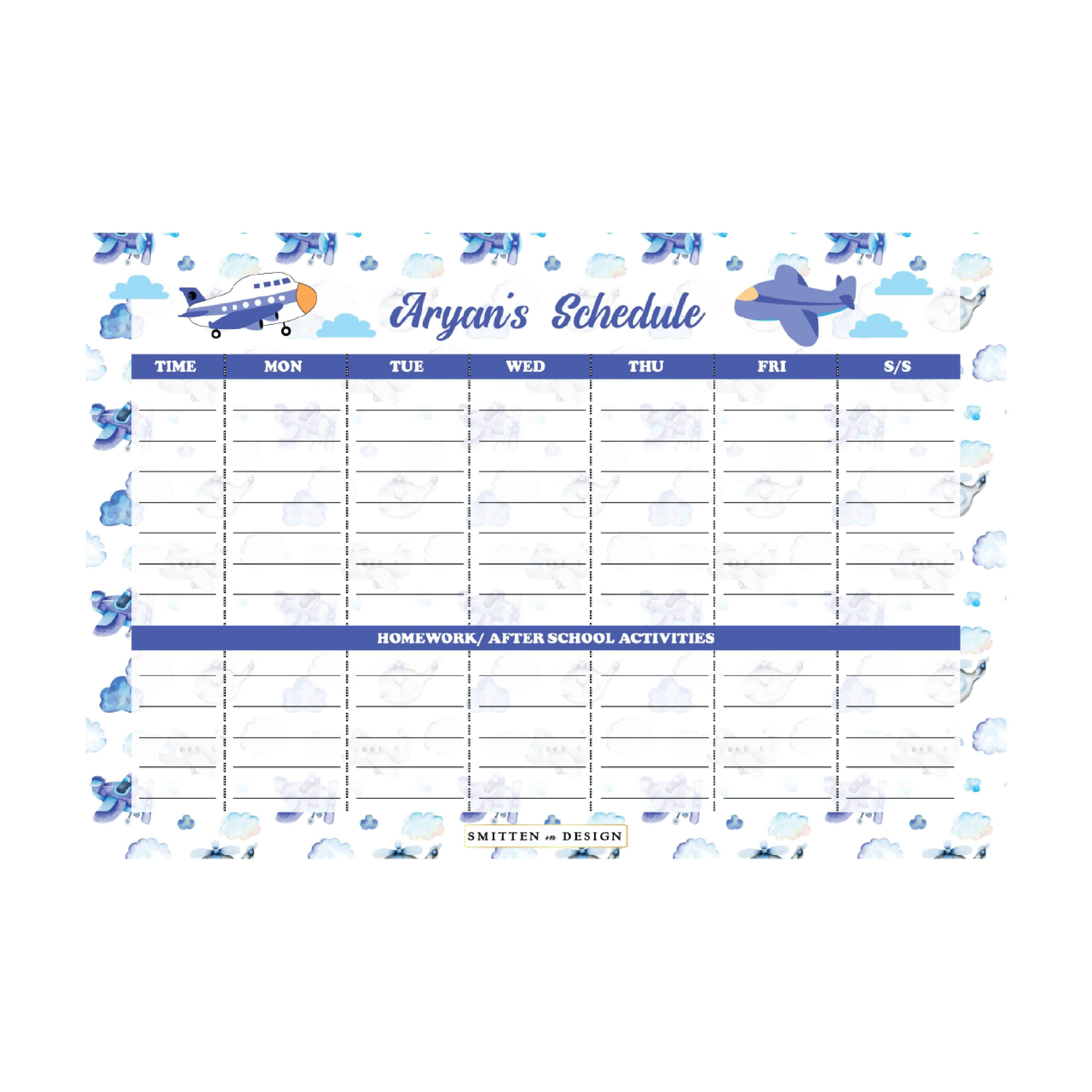 Airplane Schedule Planner