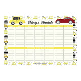 Yellow Car Schedule Planner