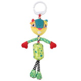 Smiling Green Hanging Musical Toy / Wind Chime Soft Rattle