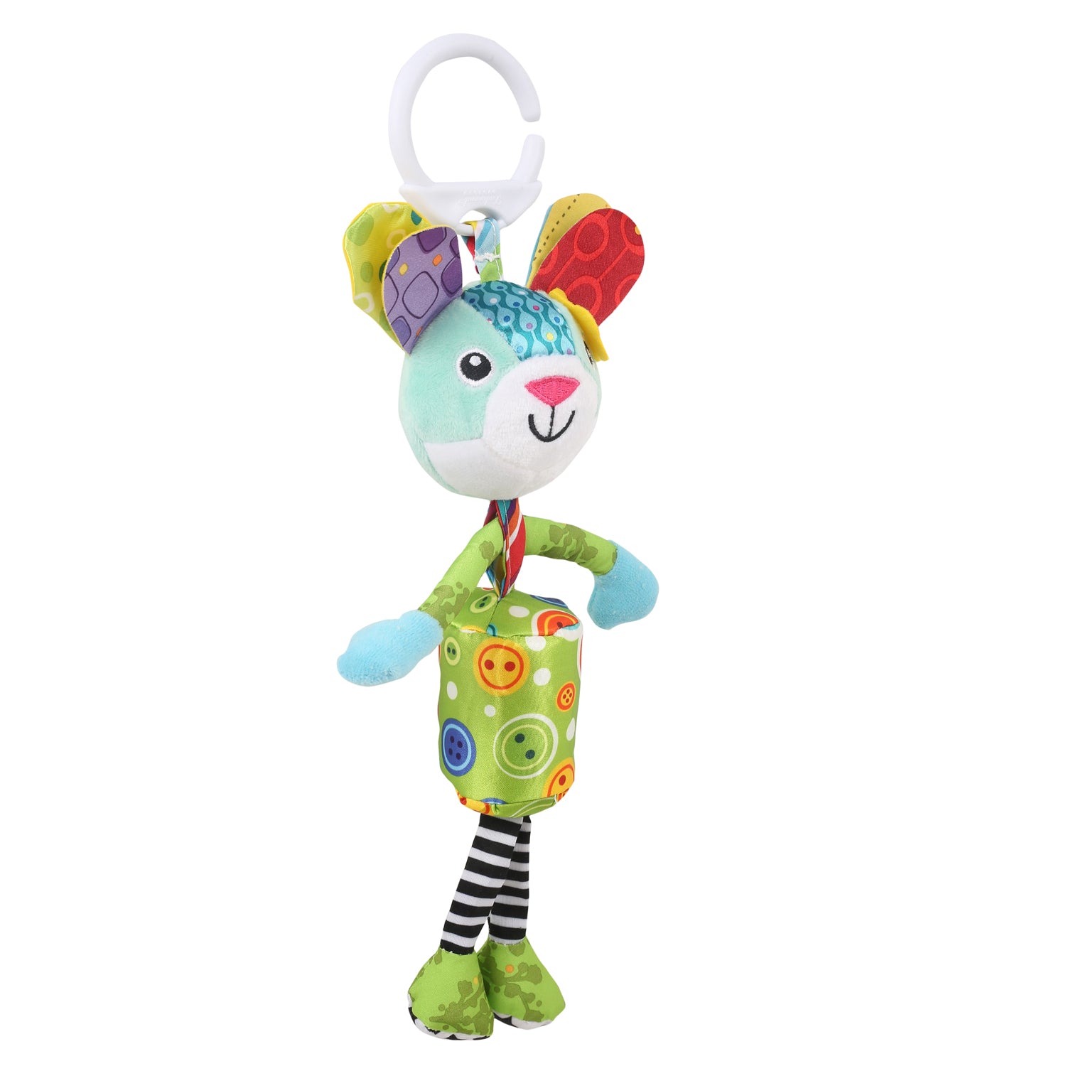 Mr. Flourist Green Hanging Musical Toy / Wind Chime Soft Rattle