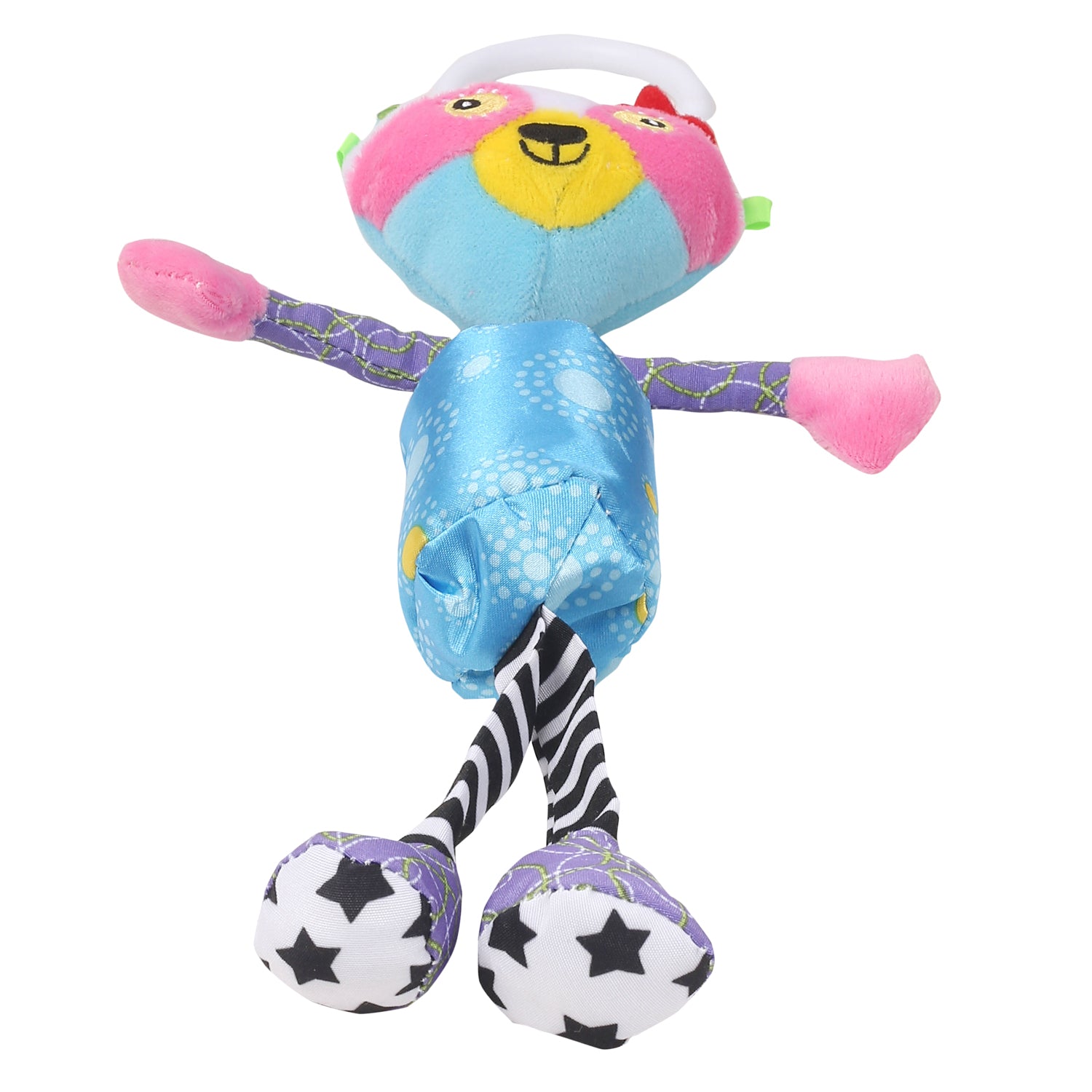 My Best Friend Pink And Blue Hanging Musical Toy / Wind Chime Soft Rattle