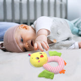 Little Birdie Soft Pink And Green Rattle To Give Your Baby Company