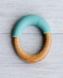 Little Rawr Wood + Silicone Simple Ring - Blue