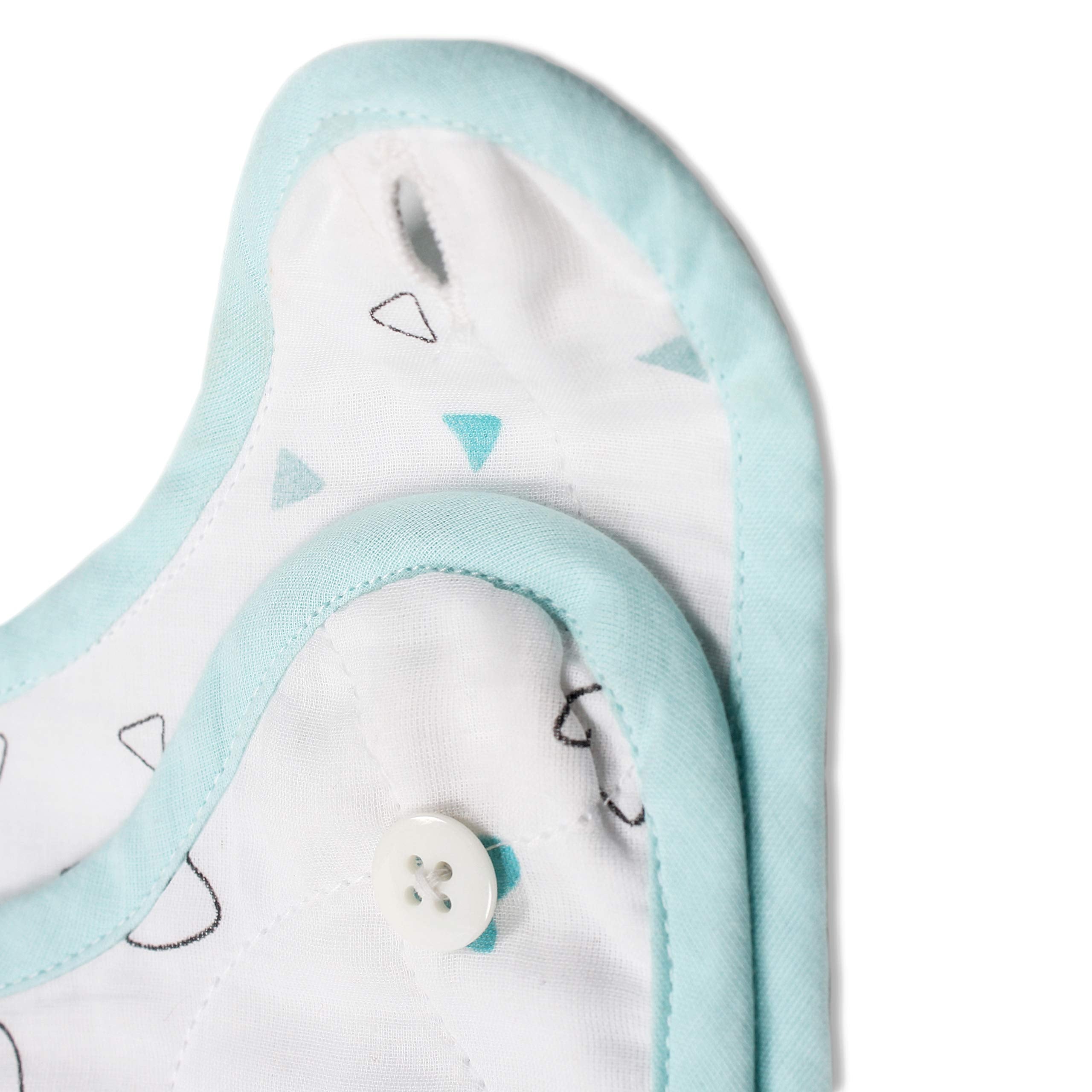 The White Cradle Baby Sleeping Bag for Infants & Newborns (Boys) - Blue Hearts & Triangles