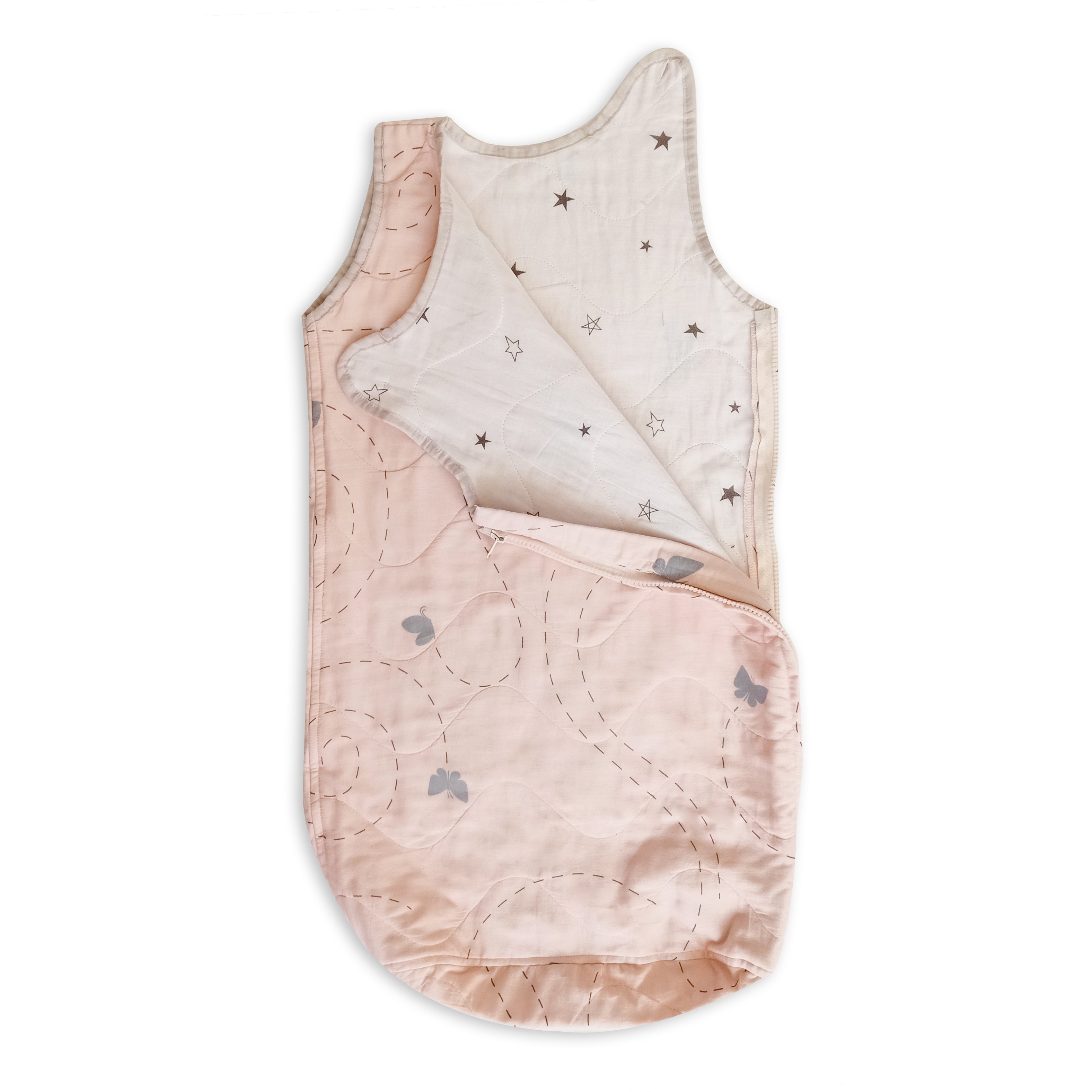 The White Cradle Baby Sleeping Bag - Butterfly