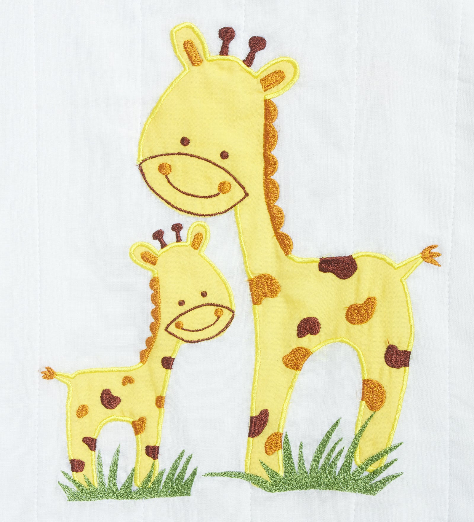 The White Cradle Baby Sleeping Bag for Infants & Newborns - Boys - Wearable Sleep Swaddle Wrap Blanket, Softest Organic Cotton, 3 Layers, Safety Zip on Side & Bottom, Washable - Giraffe