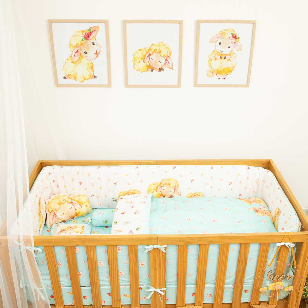 Sheep baby bedding clearance sets