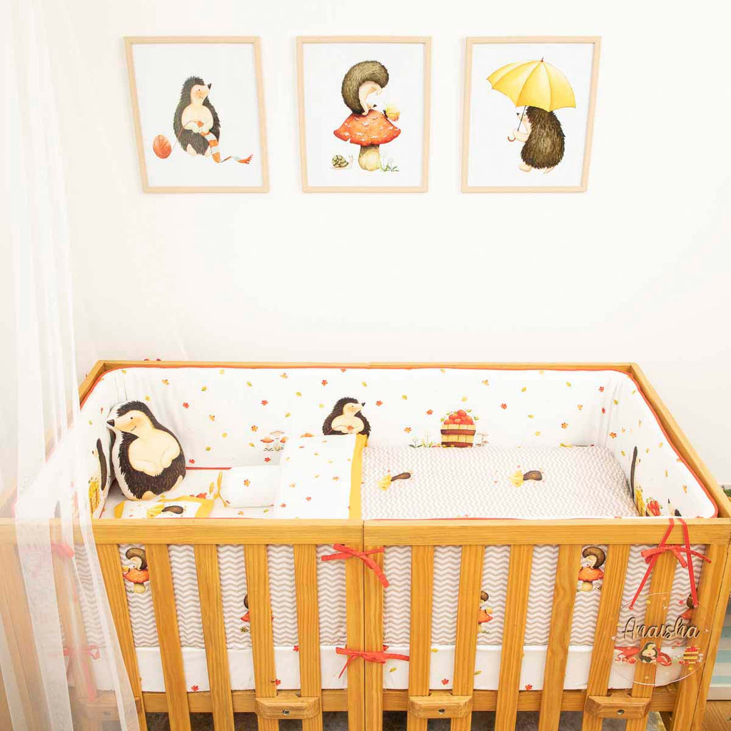 Hedgehog clearance crib set