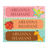 Name Stickers - Woodland, Set of 45