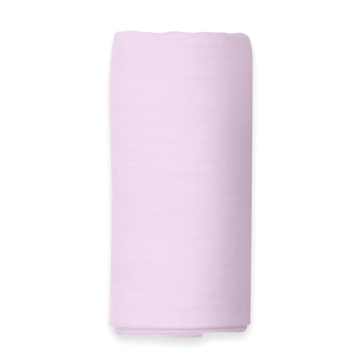 The White Cradle 100% Organic Cotton Baby Swaddle Wrap, Large 112 x 112 cm Super Soft Muslin, 1 pc Pack, Lavender