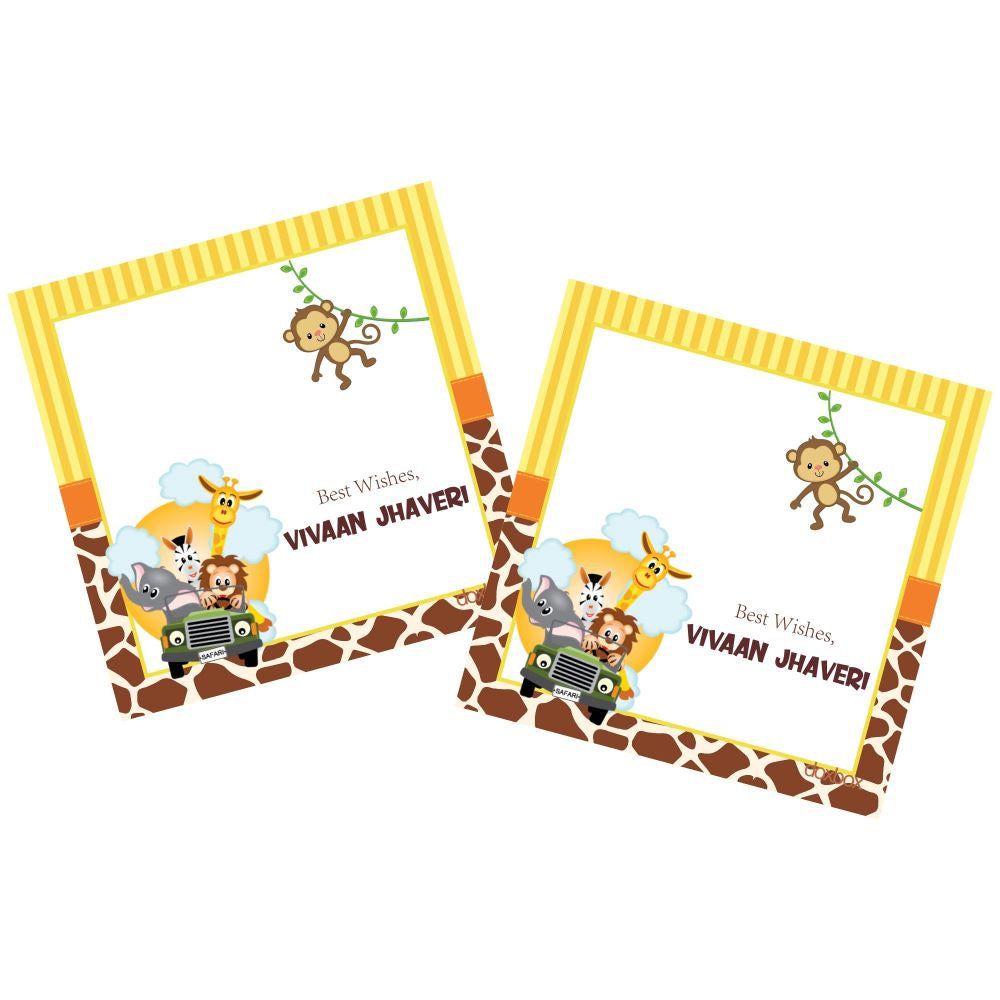 Personalised Gift Tags - Safari Animals