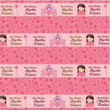 Personalised Wrapping Paper 13x26"  - Pink Princess, Set of 50