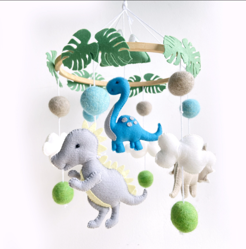 Baby Dinosaurs Cot Mobile