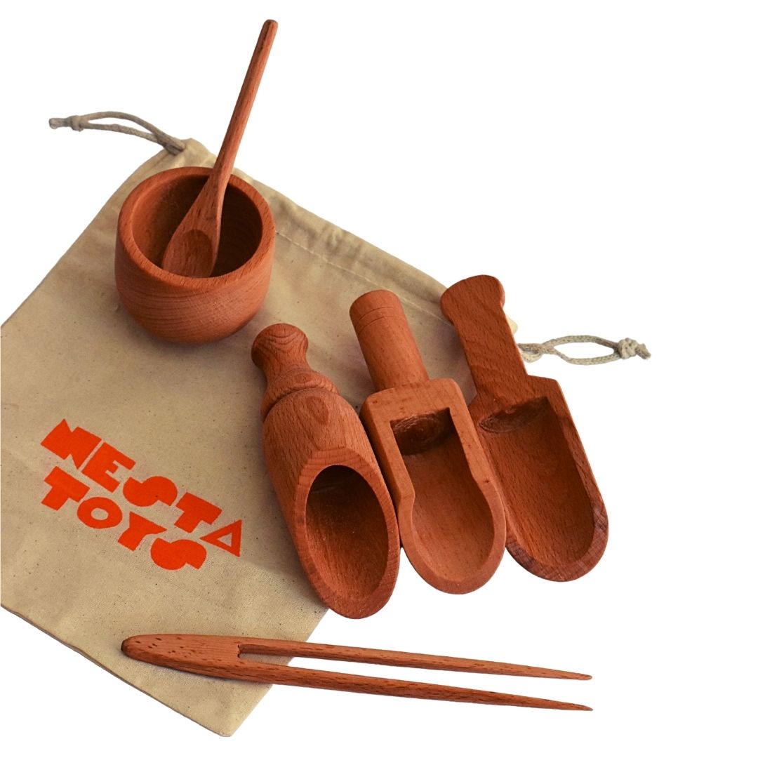 Nesta Toys- Sensory Wooden Toy Set
