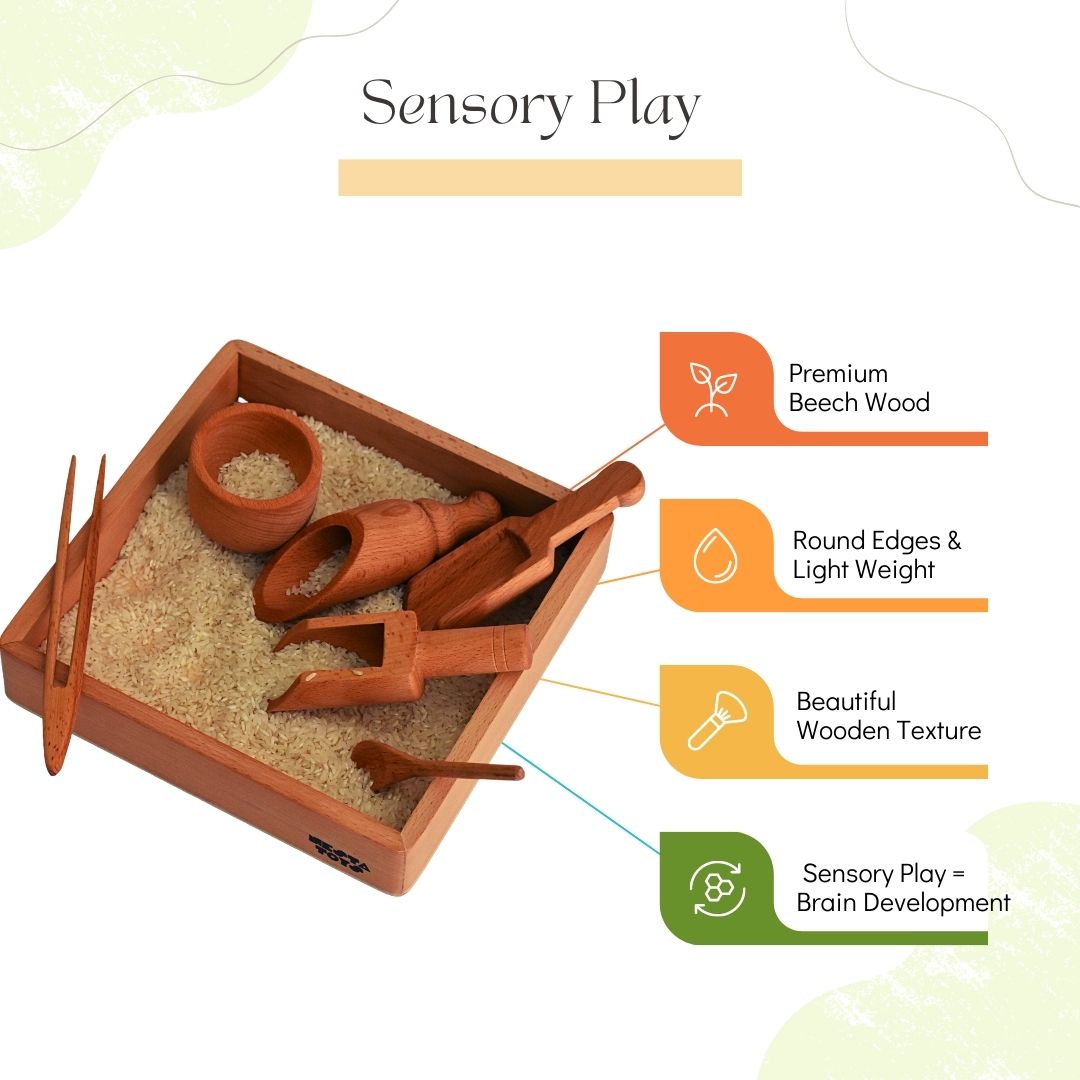Nesta Toys- Sensory Wooden Toy Set