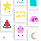Newborn Gift Bundle - Colours, Shapes & Sensory Flash Cards