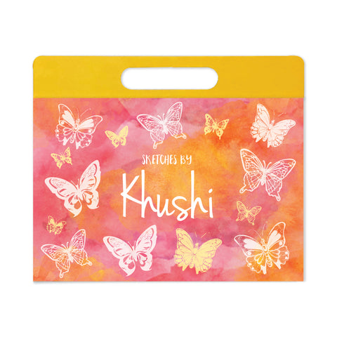 Personalised Travel Sketch Pad - Butterfly