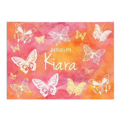 Personalised Sketch Book - Butterfly
