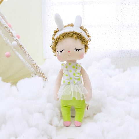 Sleeping Bunny Doll - The Green Curly Girl