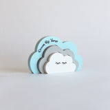 Personalised Sleepy Clouds, Blue