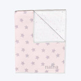 Masilo Organic Quilted Blanket - Pink Star