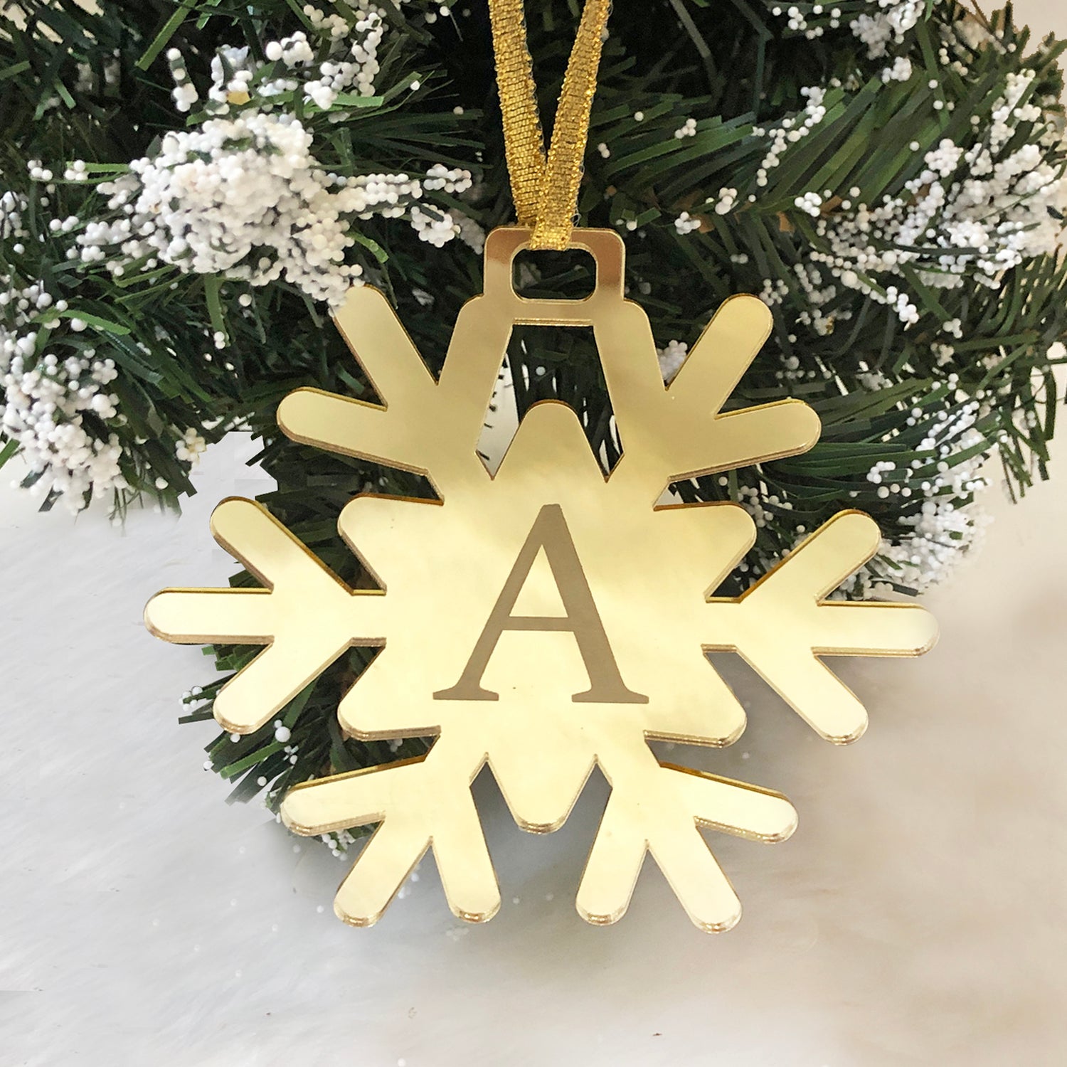 Personalised Christmas Ornament - Snowflake