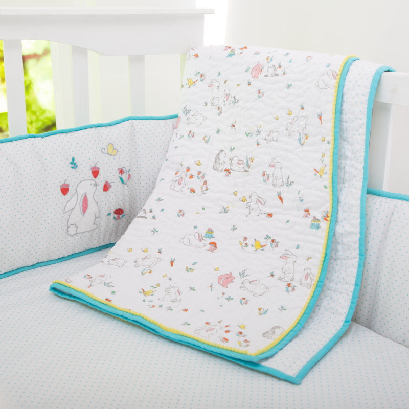 Snuggle Bunny Organic Complete Bedding Set (with Bumper)