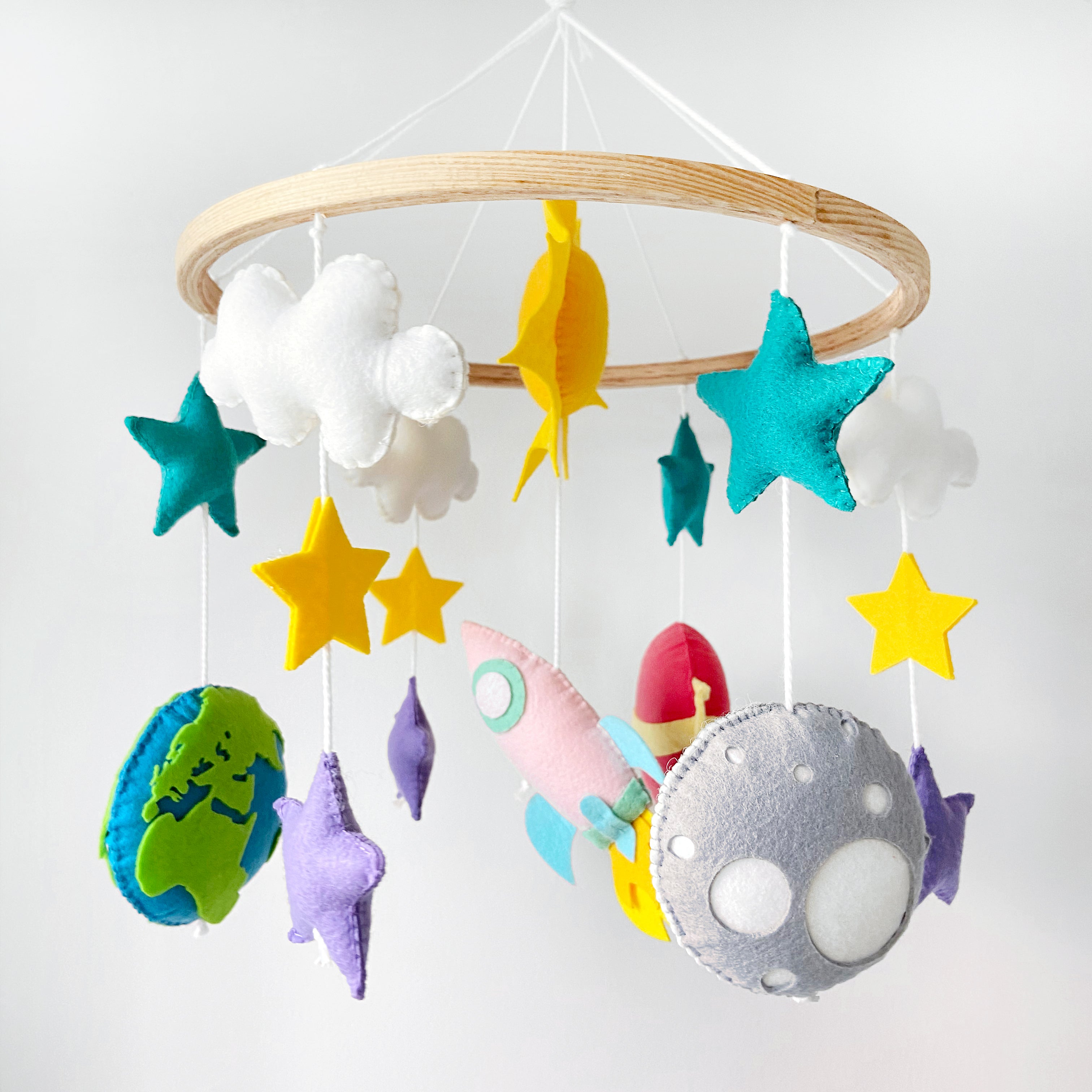 Solar System Baby Crib Mobile