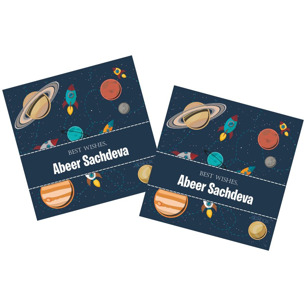 Personalised Gift Tags - Space