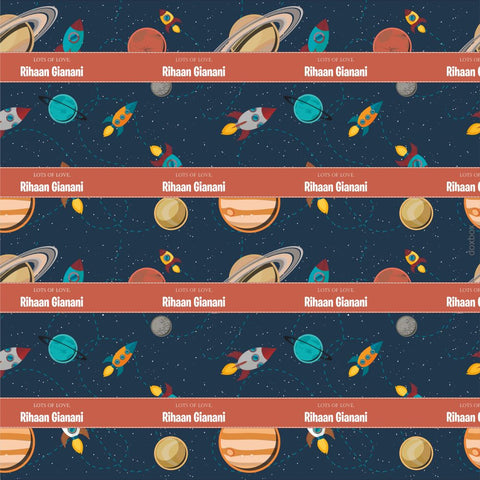 Personalised Wrapping Paper -Space