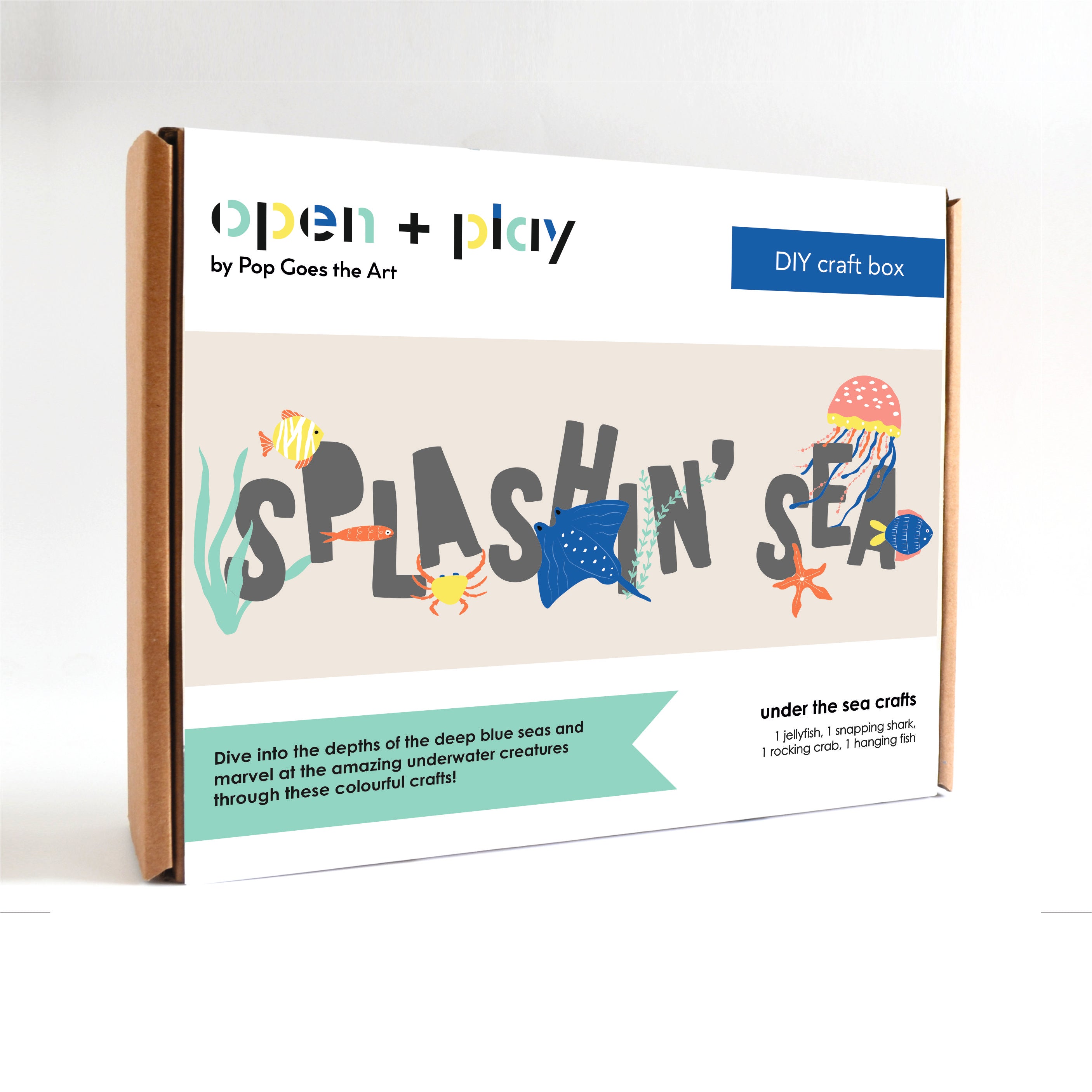 Open and Play Craft Boxes-Splashin' Sea