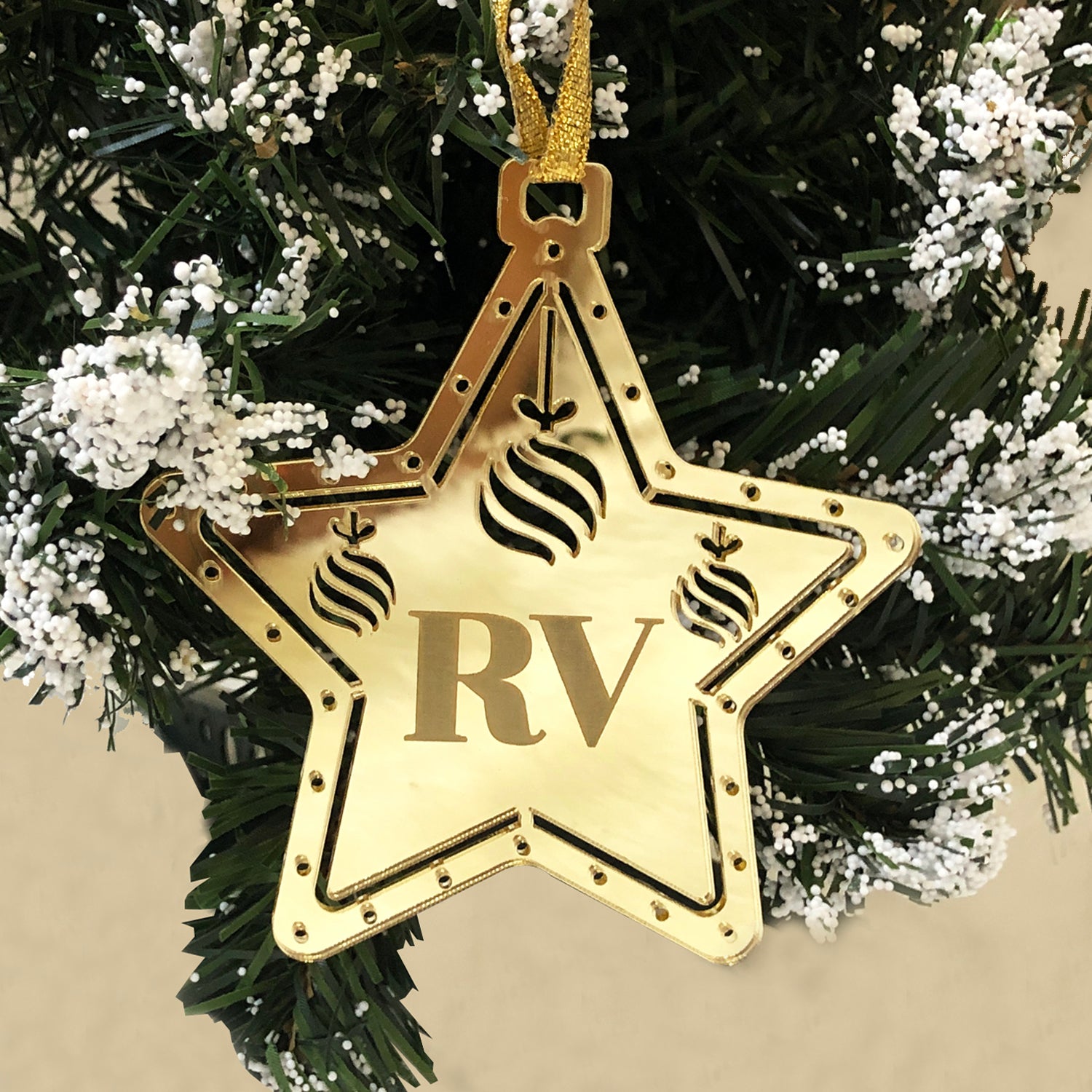 Personalised Christmas Ornament - Star