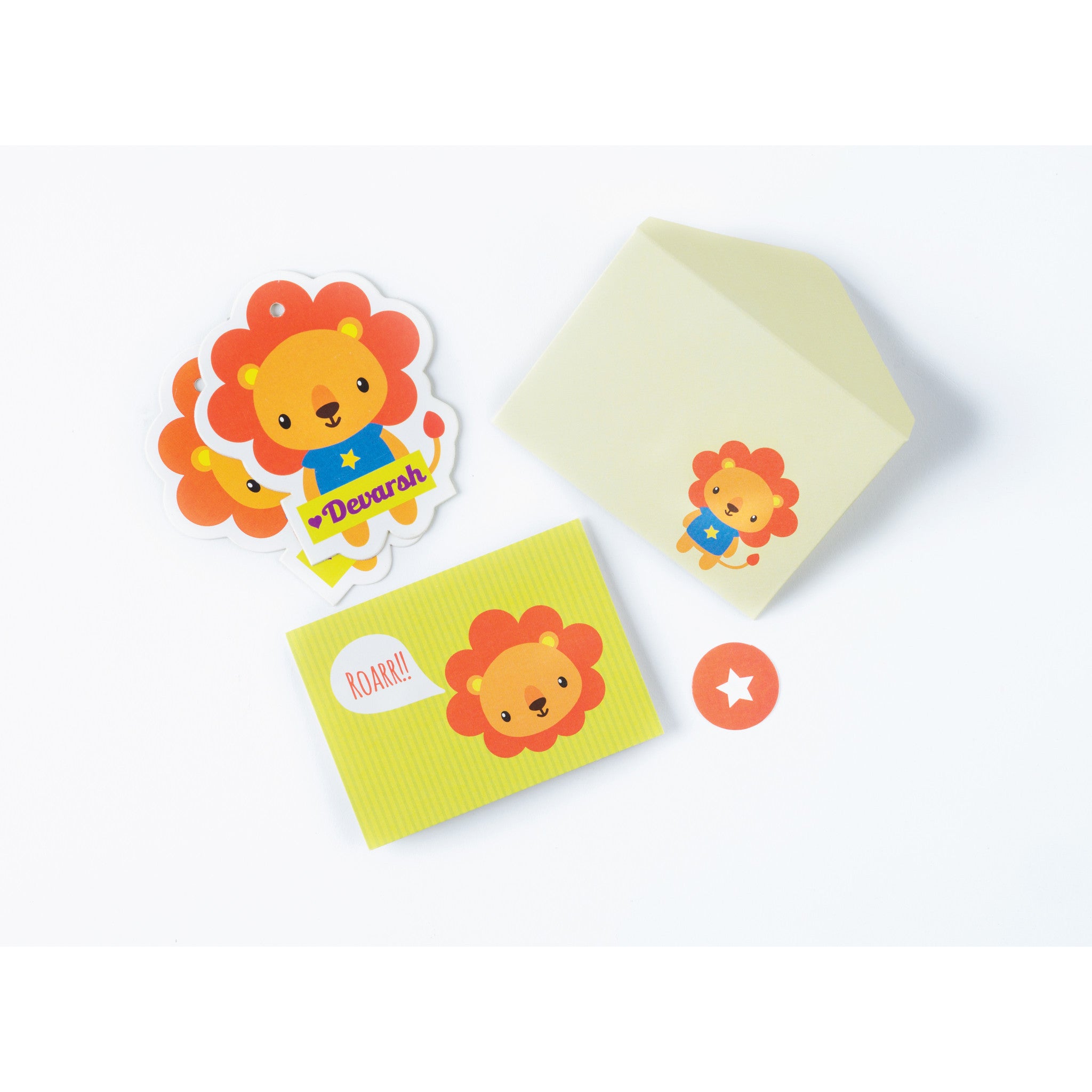 Stationery for the Little Ones - Lion