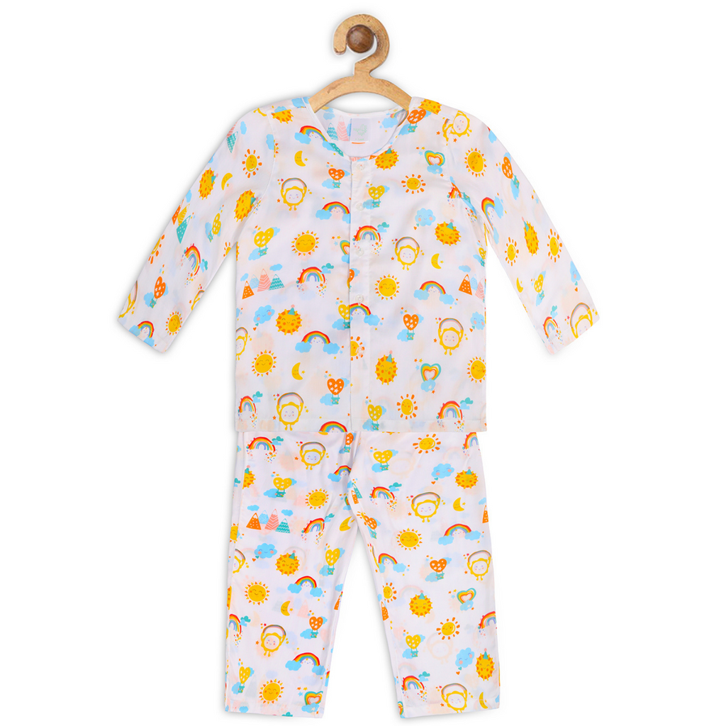 Sunshine Hug Pure Cotton Infant Nightsuit