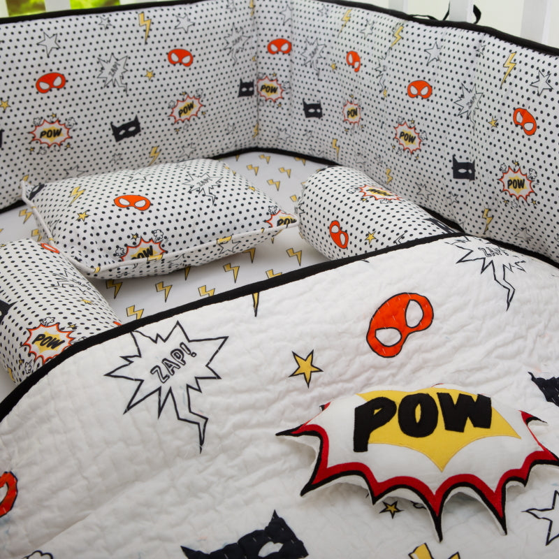 Superhero Organic Complete Bedding Set (with Bumper)