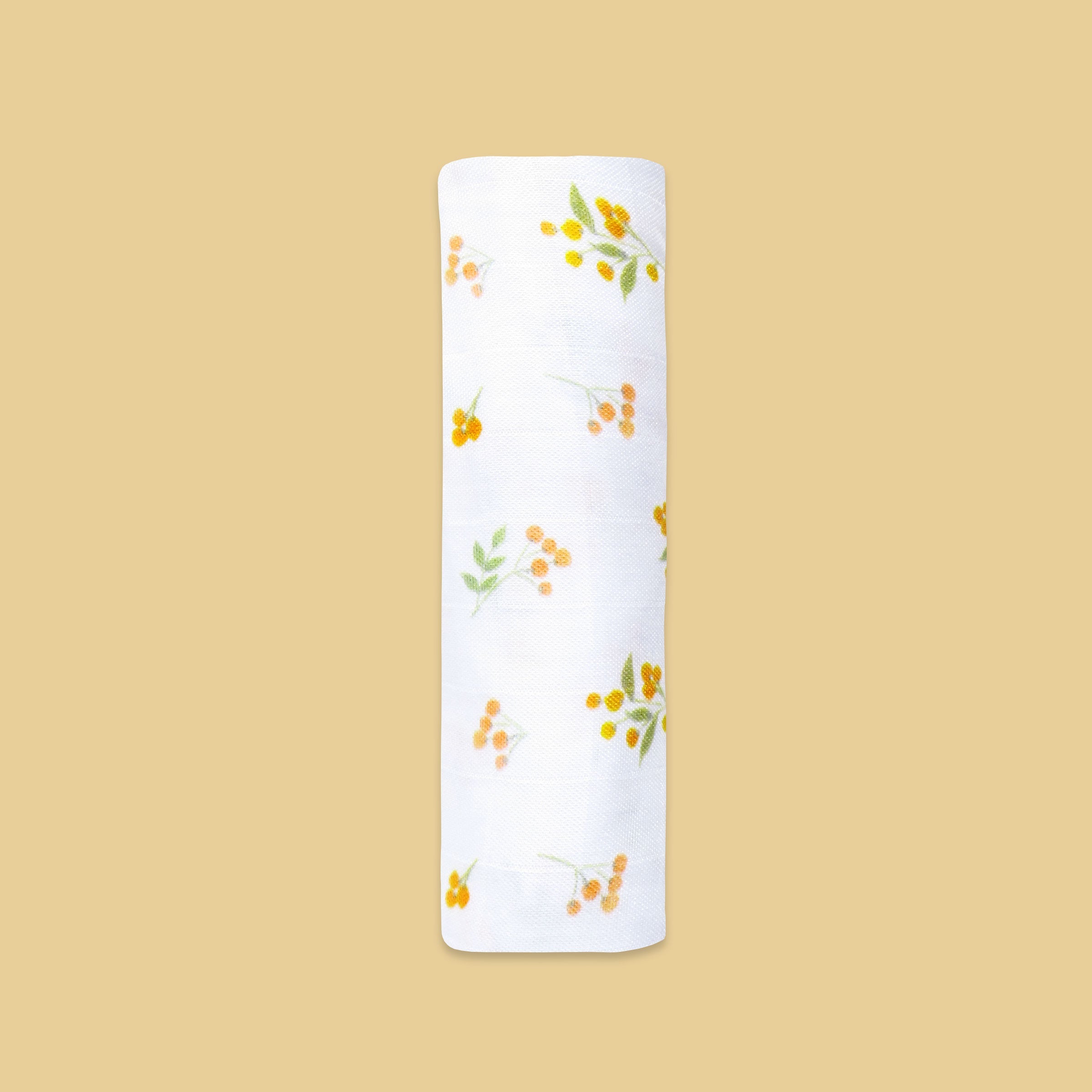 Bamboo Muslin Swaddle - Tropical Leaves