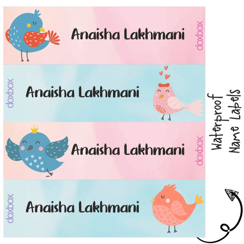 Waterproof Labels - Sweet Bird