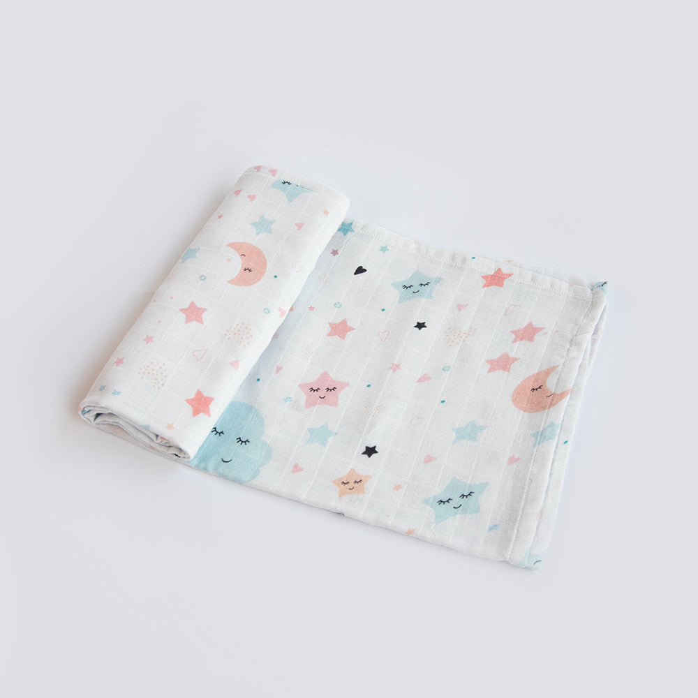In The Sky & Circle Of Love- Organic Luxury Swaddles Set