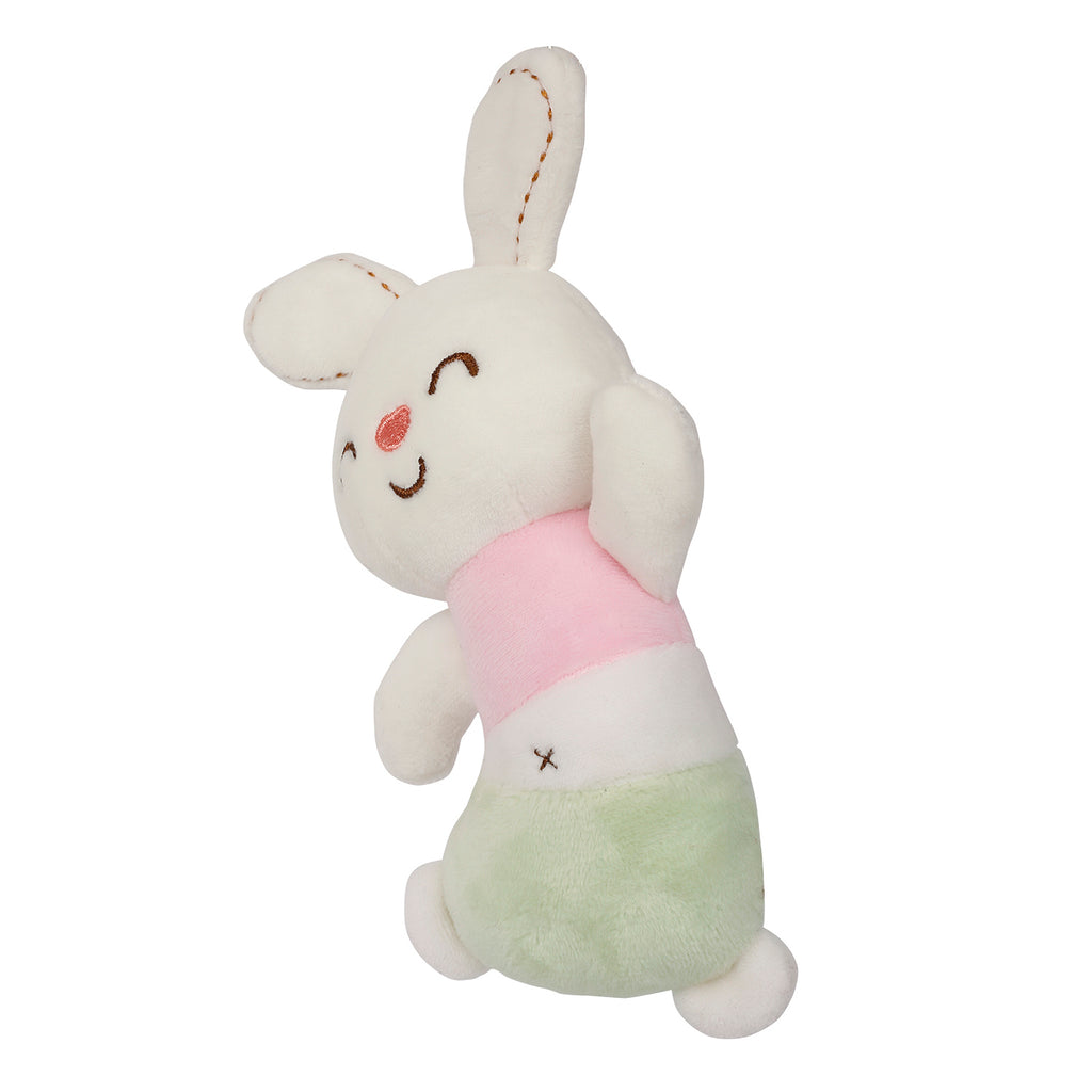Baby Moo Hopping Bunny Pink Handheld Rattle Toy