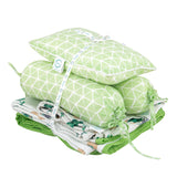 Theoni 100% Organic Cotton Complete Cot Set -  Cappadocia Dreams Green