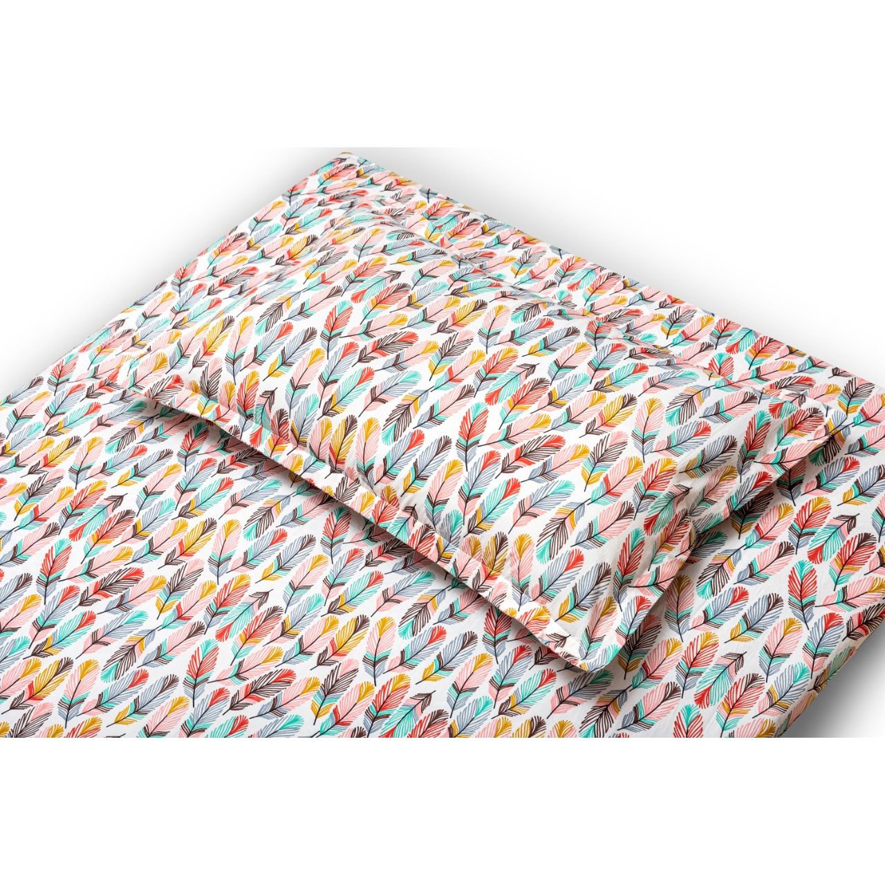 100% Organic Cotton 220-Thread Counts Flat Single Bedsheets - Dreamy Feathers