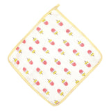 Theoni 100% Organic Cotton Muslin Washcloth (Set of 2) - Popsicle Fun - Pink