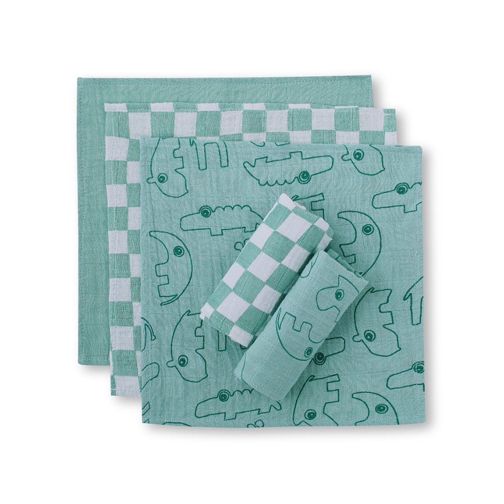 Forest Friends Wipes -Teal Blue
