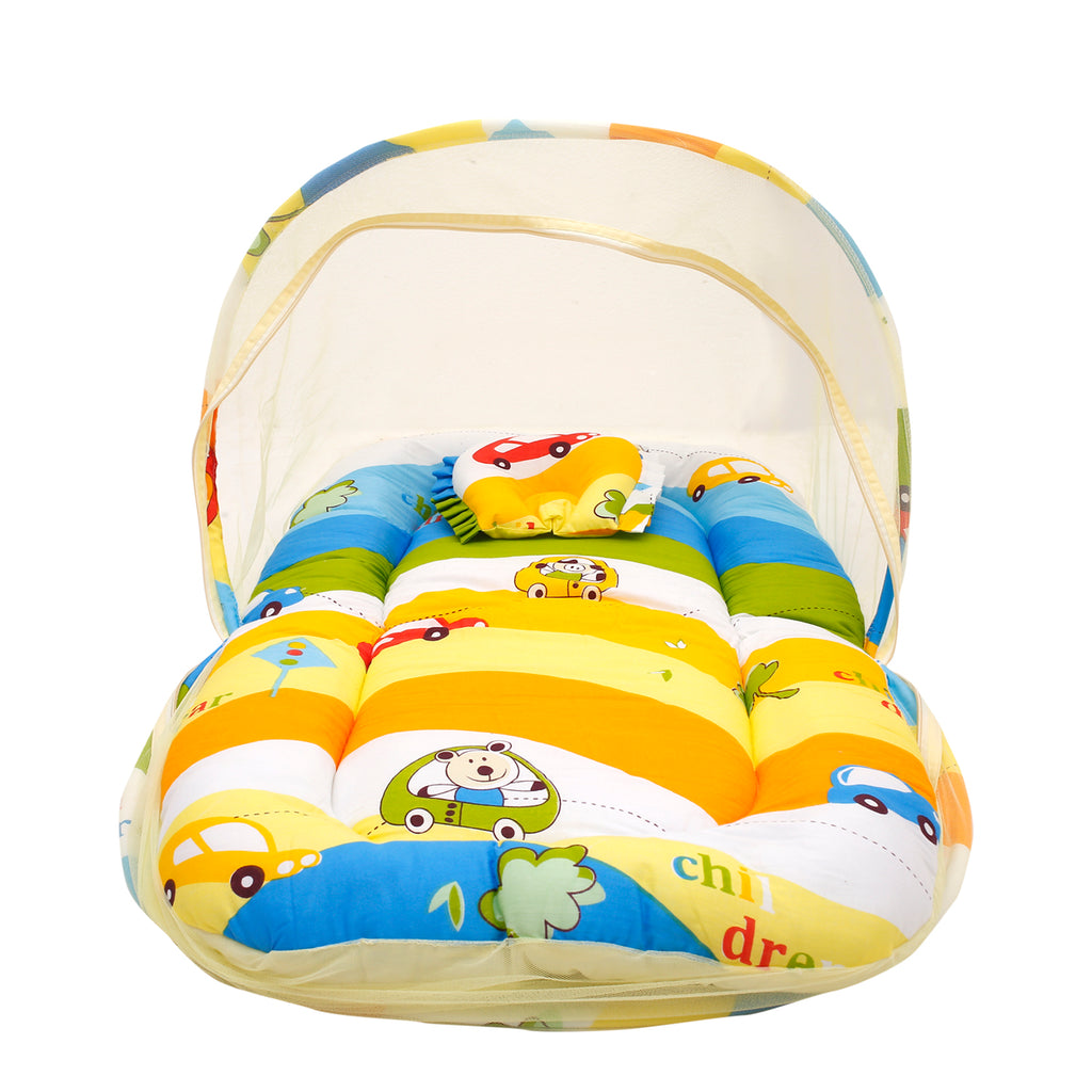 Baby Moo Tent Mattress Set With Neck Pillow Cruising In My Car Multicolour