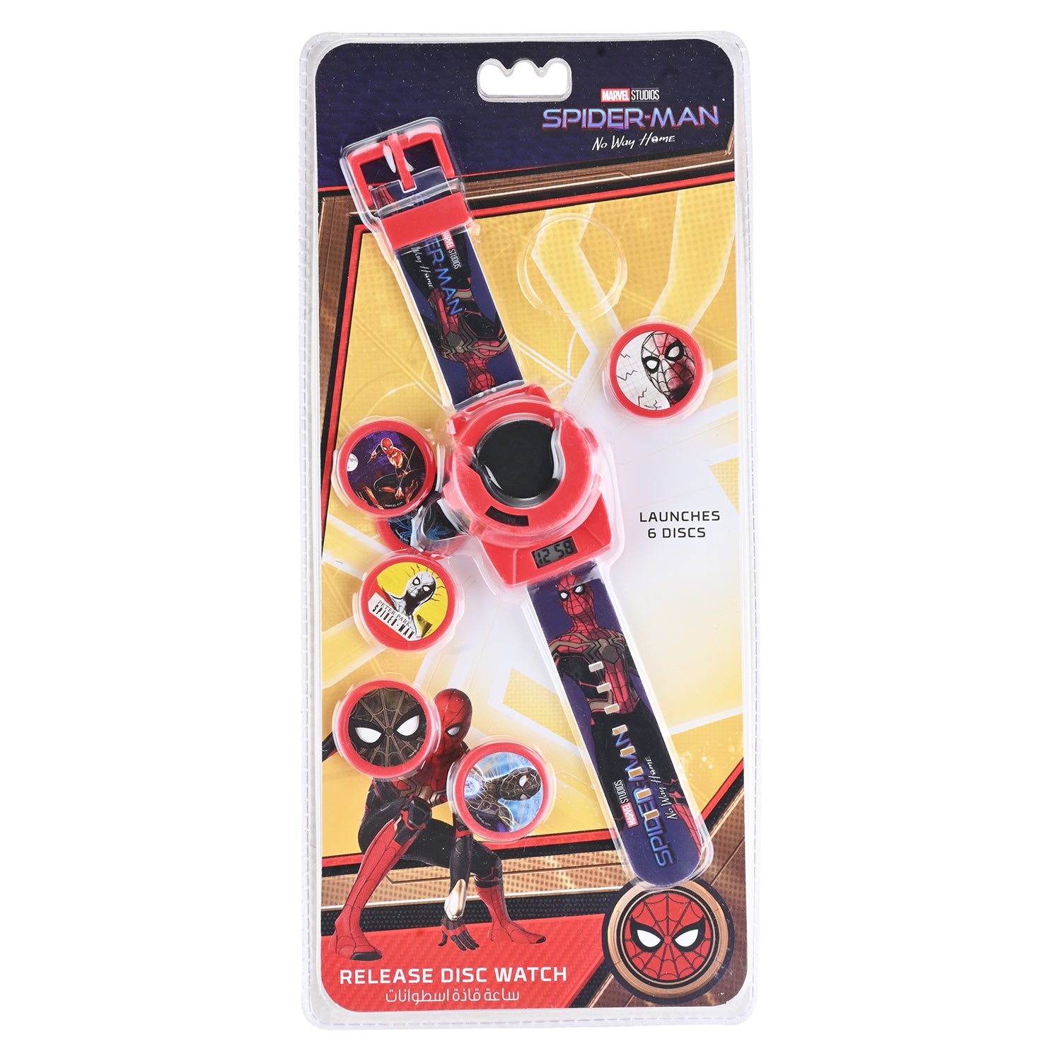 Kids Marvel Spiderman Disc Shot Digital Watch
