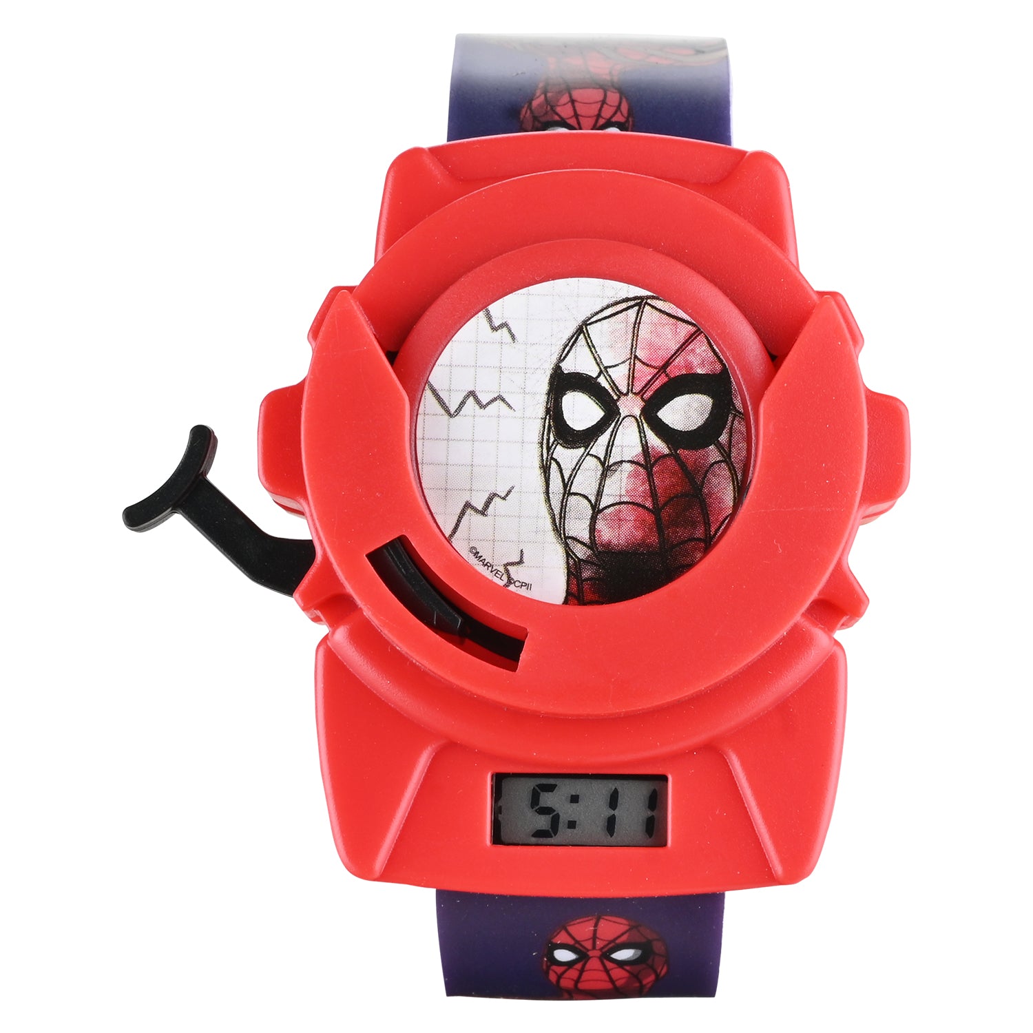 Kids Marvel Spiderman Disc Shot Digital Watch