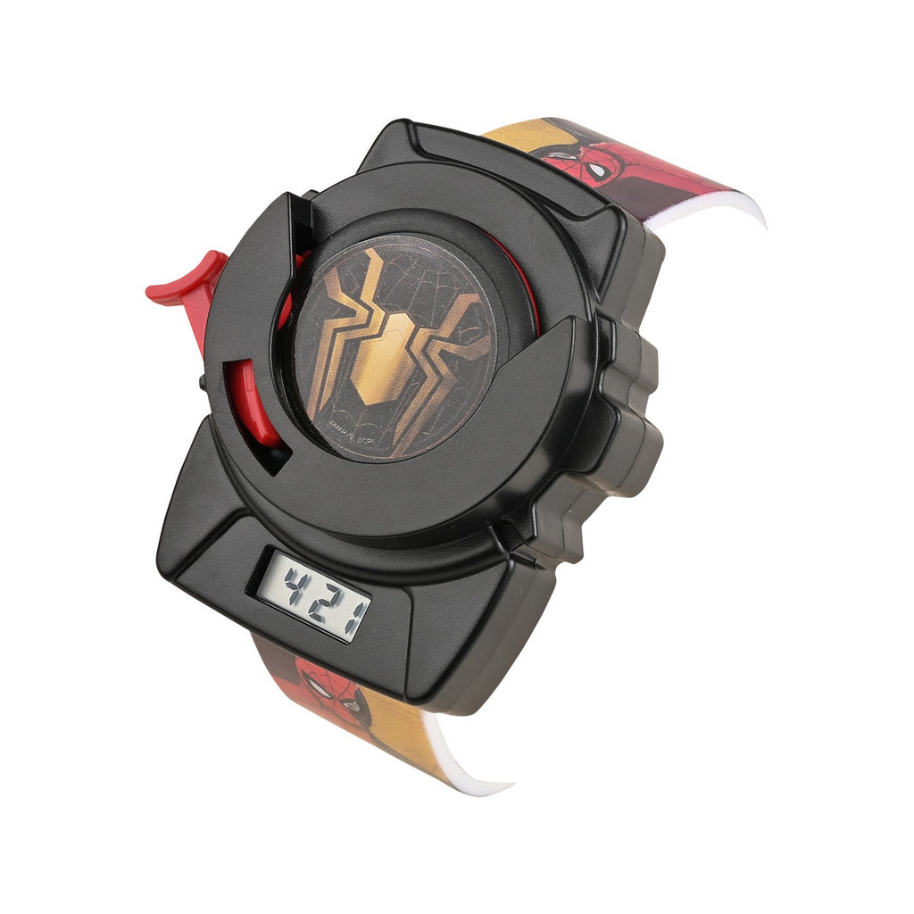 Magnetic web shooter watch, what do you guys think ? Also I think Peter  Parker is definitely a calculator watch type of guy lol :) : r/Spiderman
